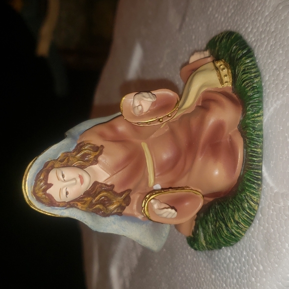 Thomas Kinkade The Holy Family & Holy Night Creche, Hawthorne Village - Picture 6 of 17